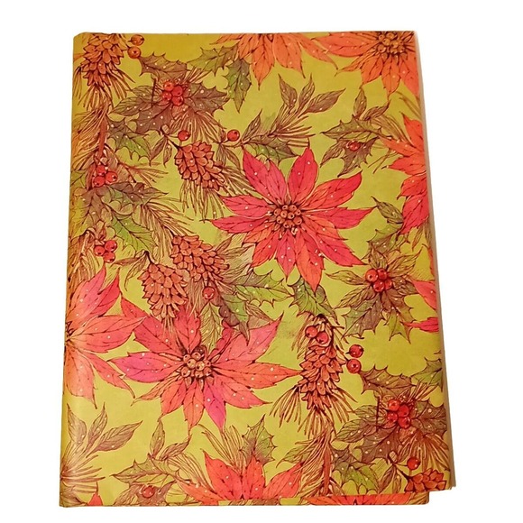 Artfaire Vintage Christmas Gift Wrapping Paper Heavy Weight Flat 3 Patterns Xmas - Picture 5 of 6